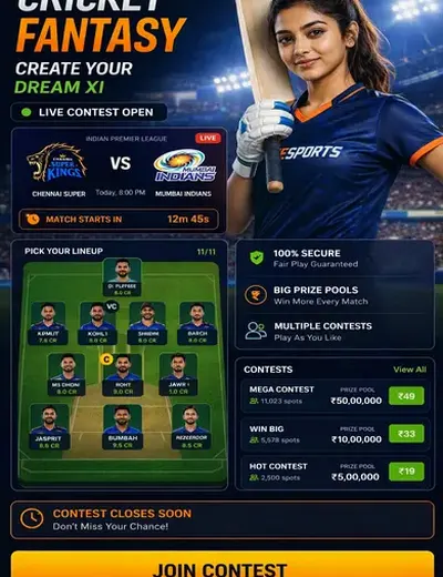 Star11 (star11 apk) fantasy cricket & matchday visual 3